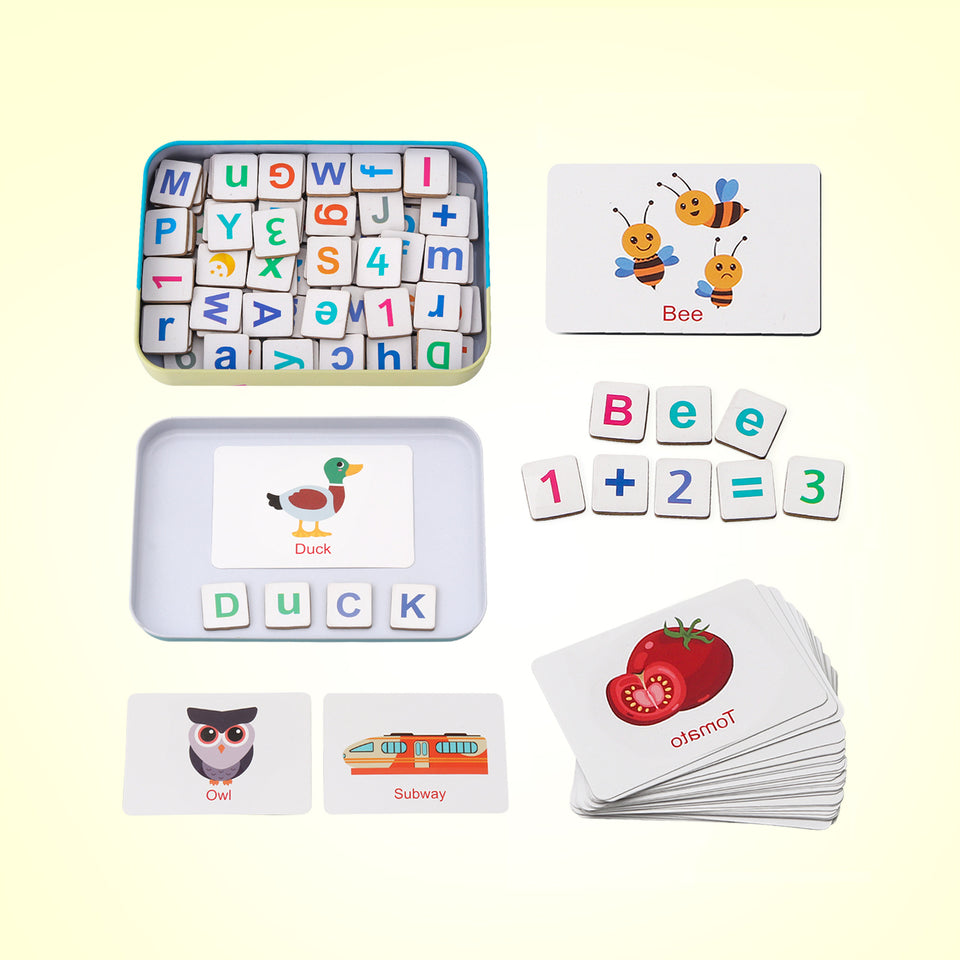 Wooden Magnetic Letters and Numbers Toys