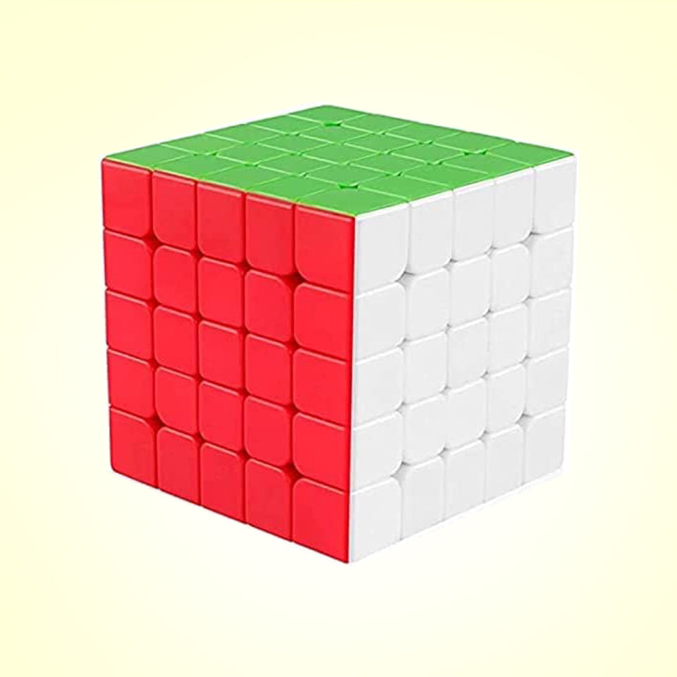 Coogam Qiyi 5x5 Speed Cube Stickerless Puzzle Toy (Qizheng S Version)