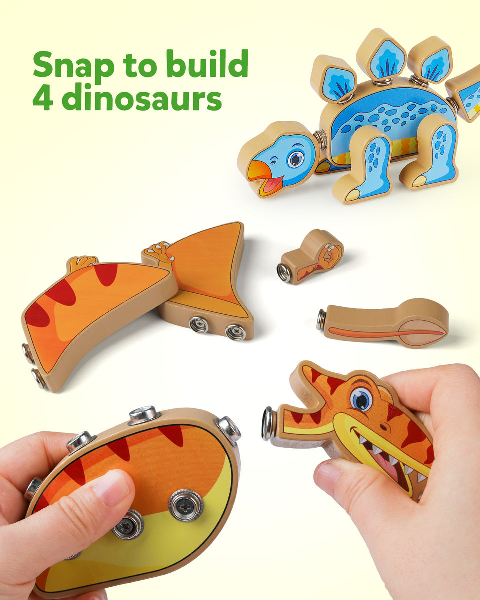 Coogam Dinosaur Building Block Set