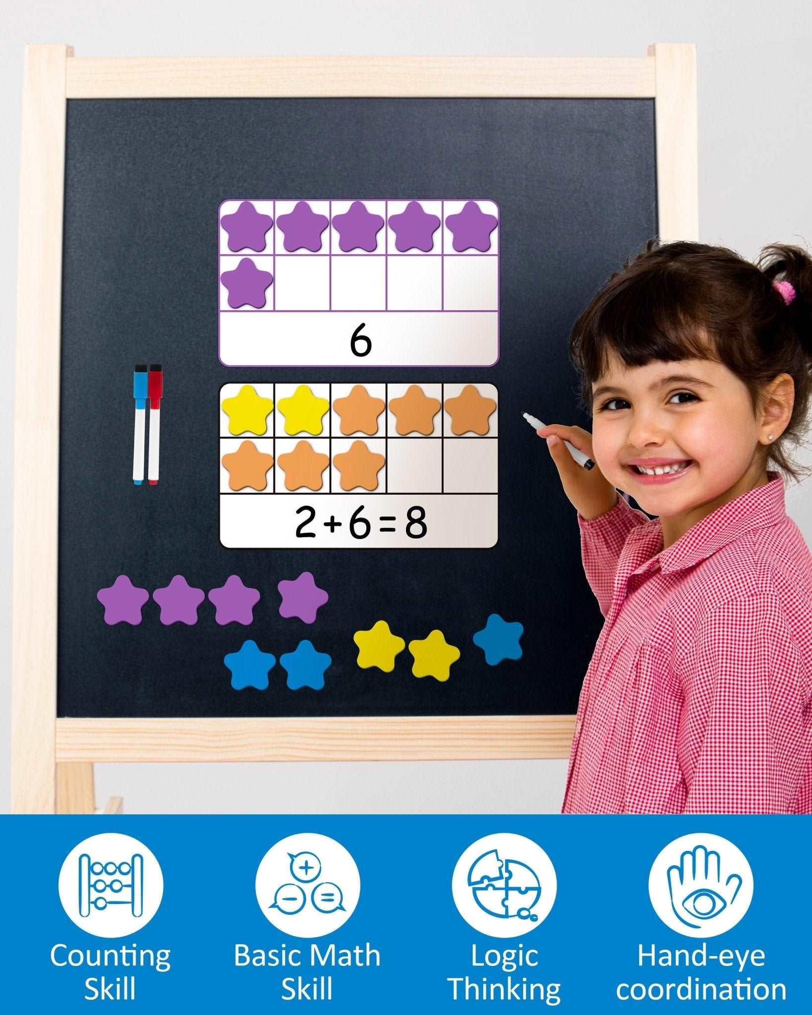 Star Magnetic Ten-Frame Set – Coogam