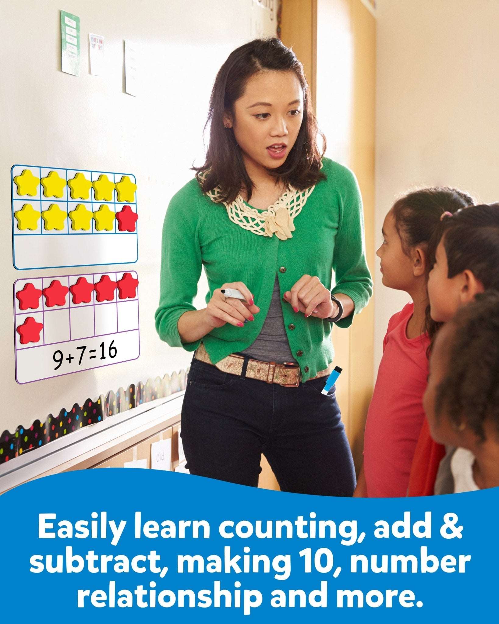 Star Magnetic Ten-Frame Set – Coogam