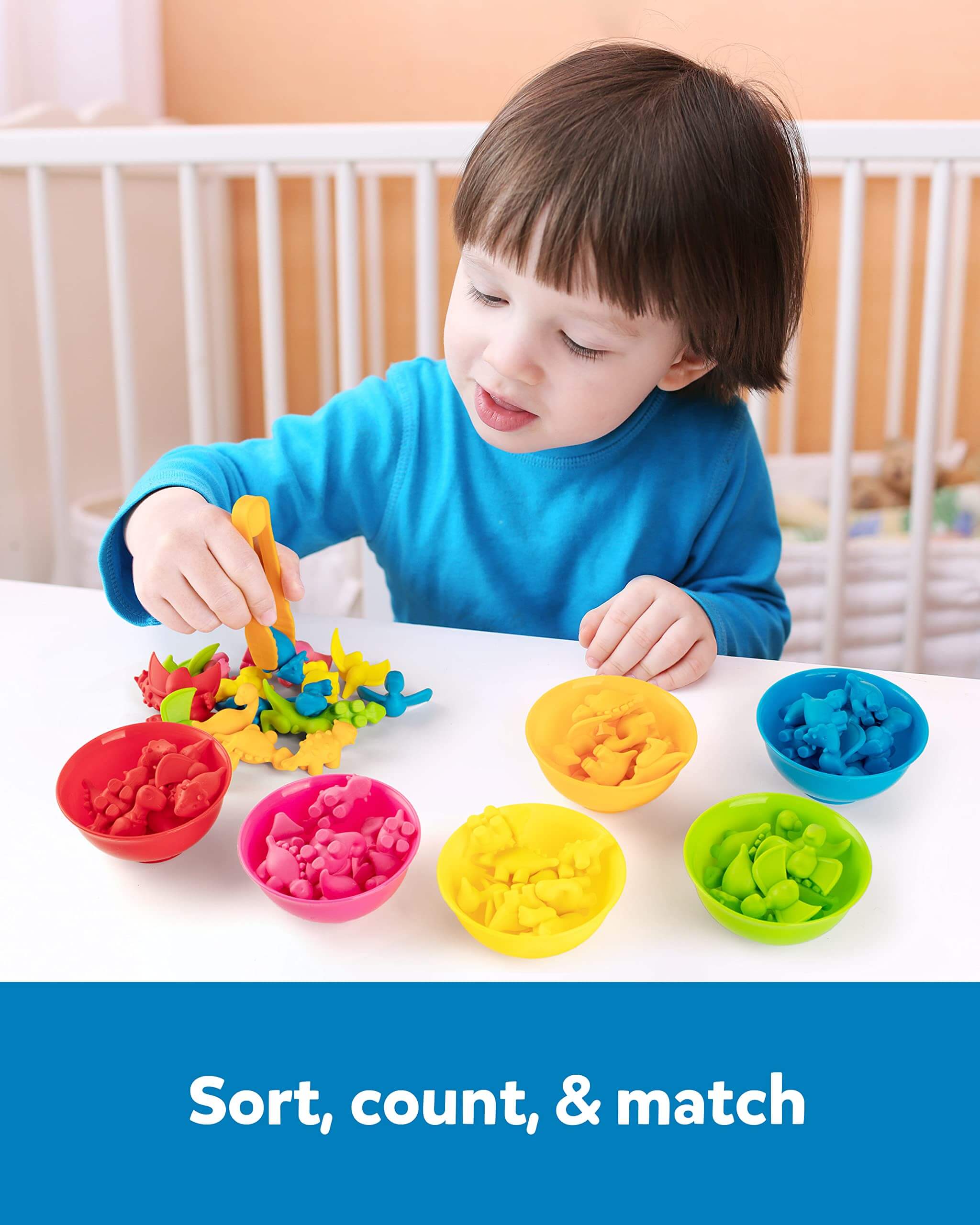 Counting Dinosaur Sorting Toy Set – Coogam