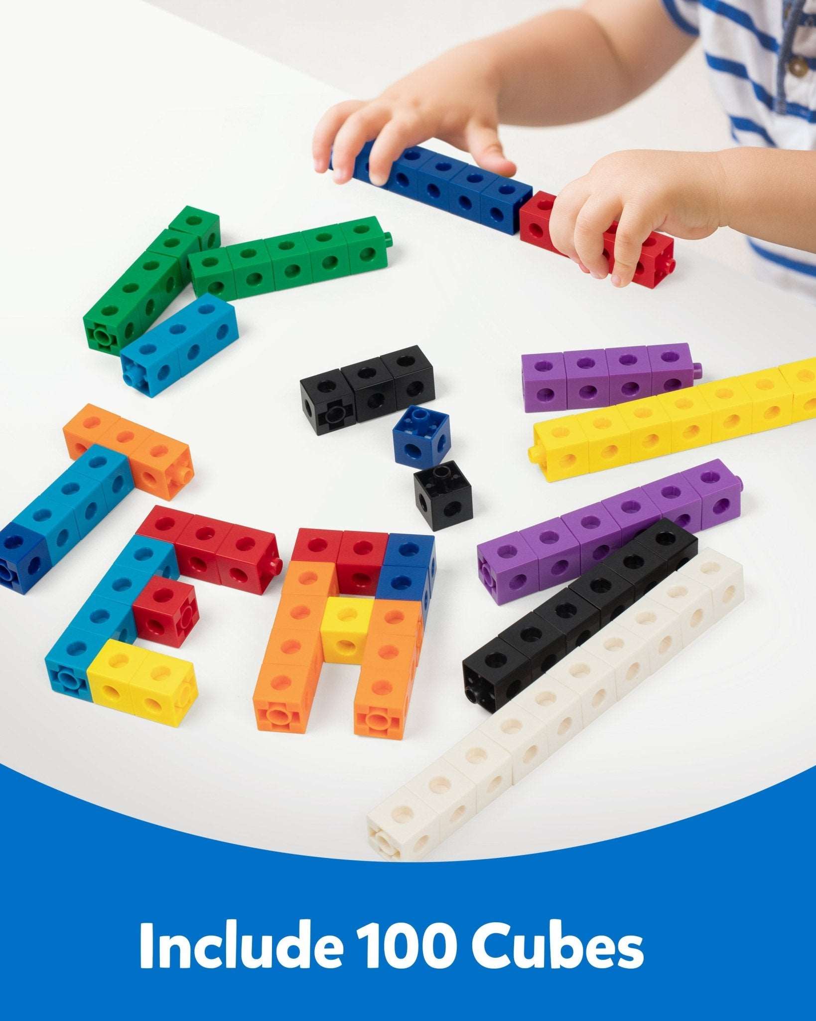 Mathiling Cubes Mathlink Cubes Numberblock Toy – Coogam