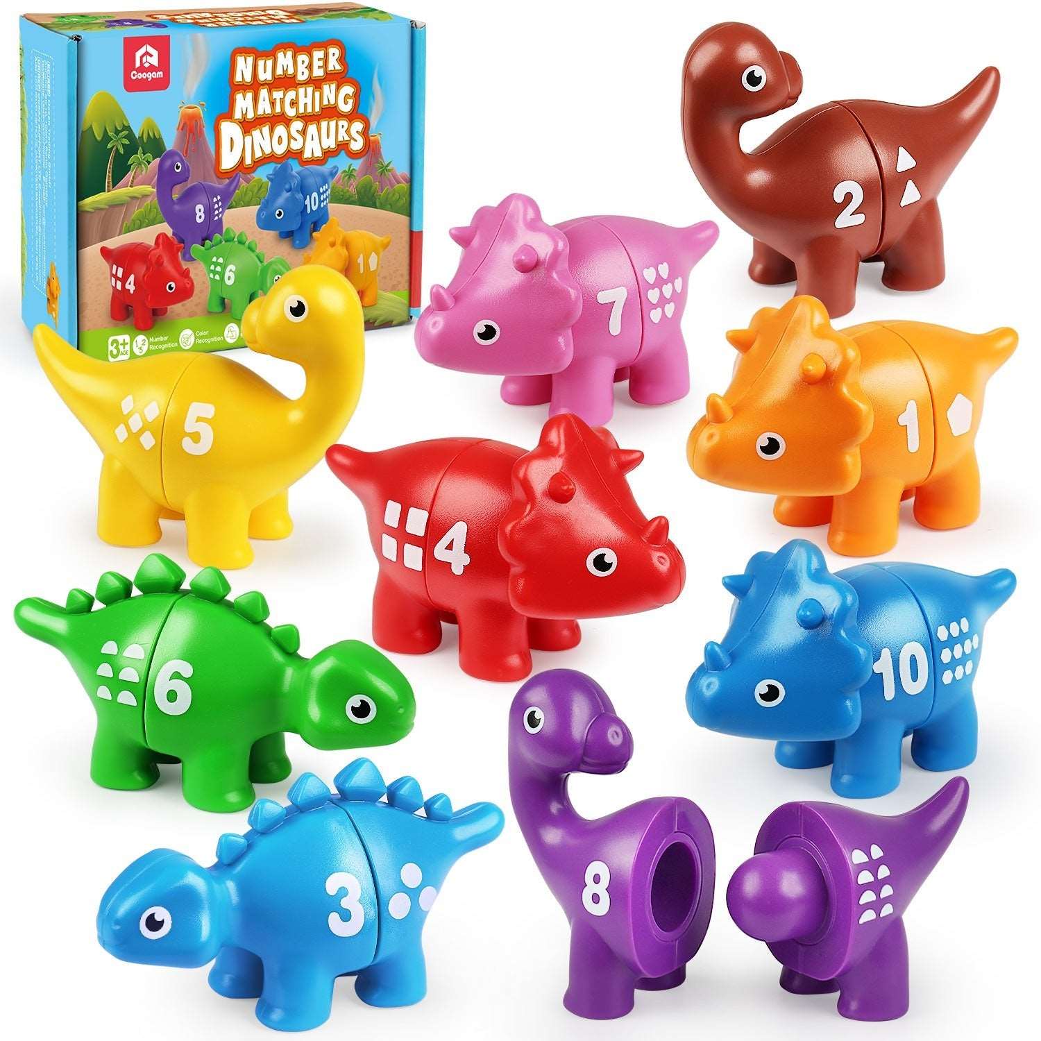 Numbers Matching Game 10PCS