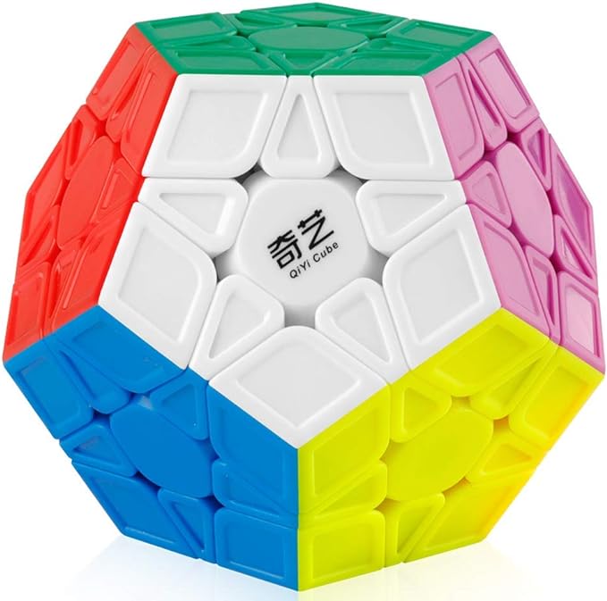 Qiyi Megaminx Cube Sculpted Stickerless 3x3 Pentagonal