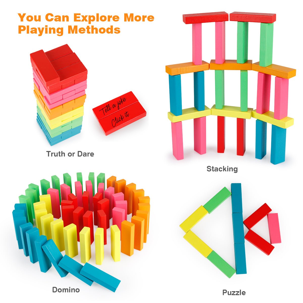 Stackable Blocks For Math Game Wooden Blocks Stacking Game – Coogam