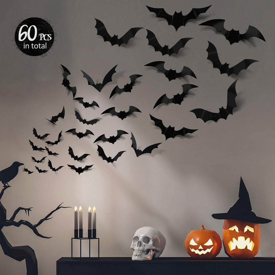 Coogam Halloween 3D Bats Decoration