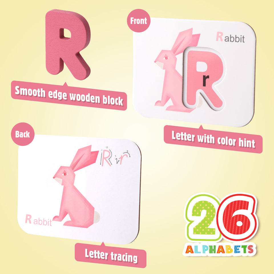 Alphabets and Numbers Flash Cards