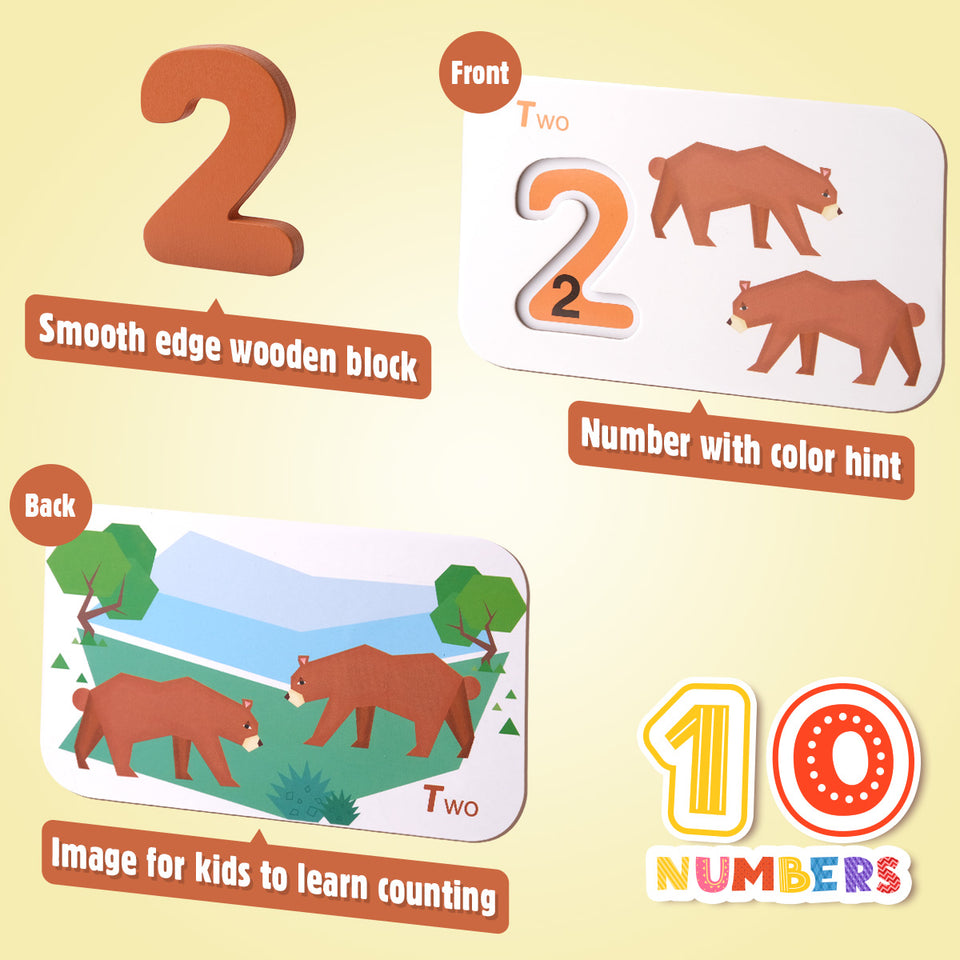 Alphabets and Numbers Flash Cards