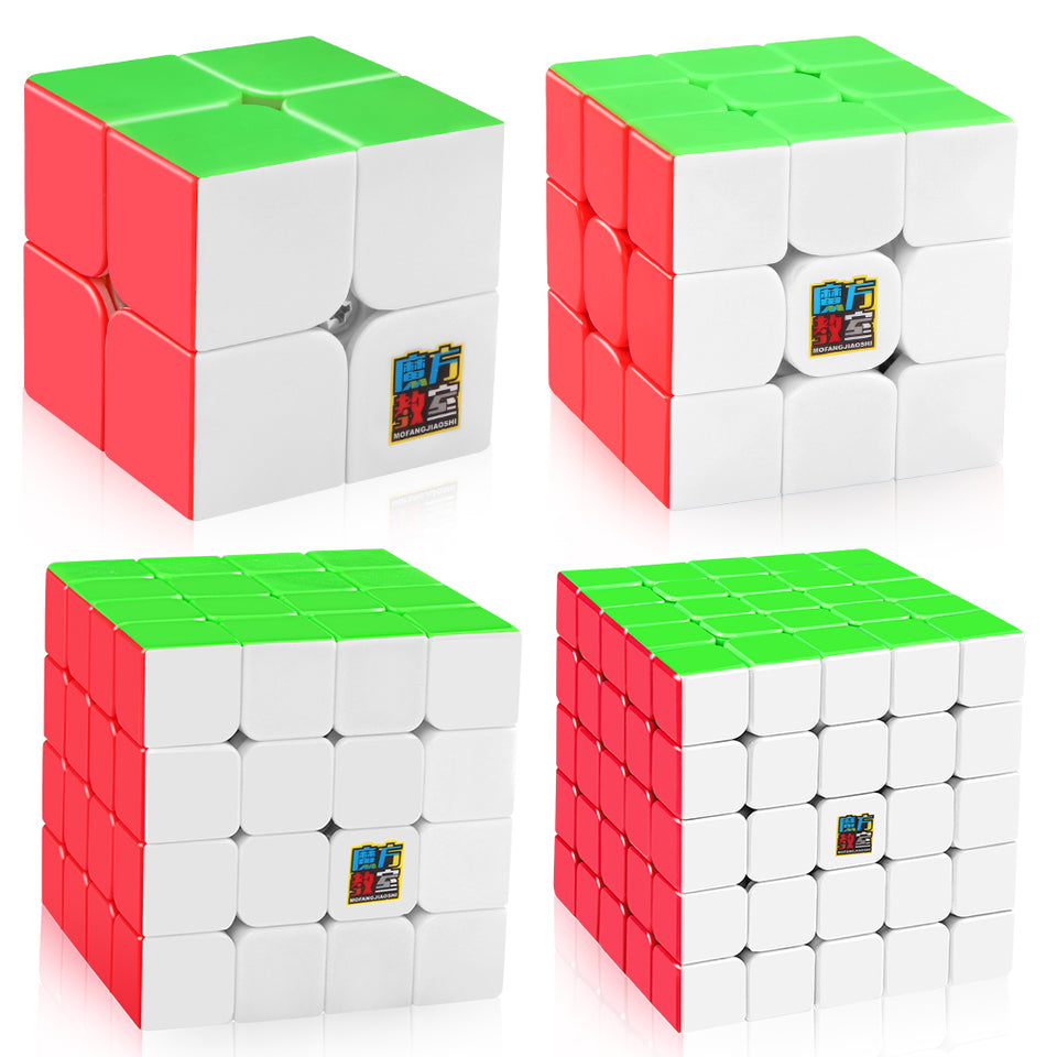 Coogam Moyu Cube Bundle 2x2 3x3 4x4 5x5 Speed Cube Set