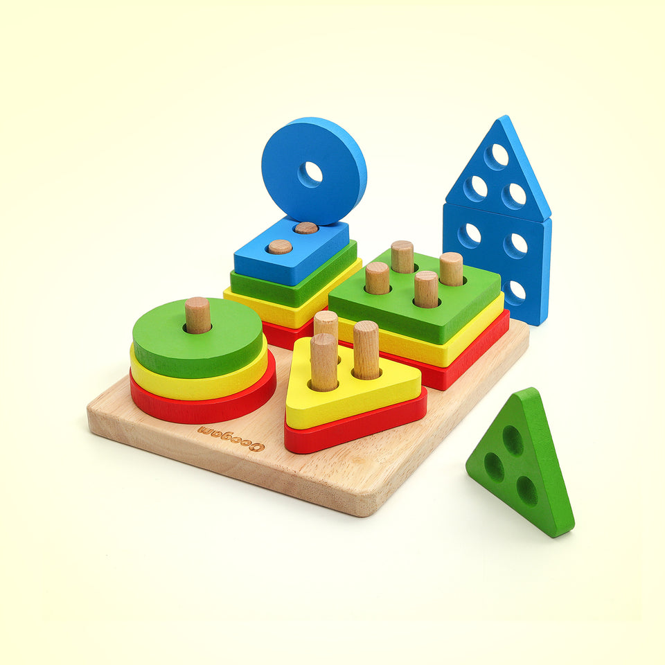 Wooden Sorting & Stacking Toys