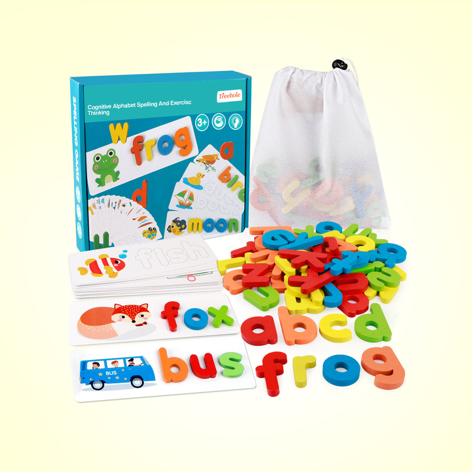 See Spelling Learning Toy Wooden ABC