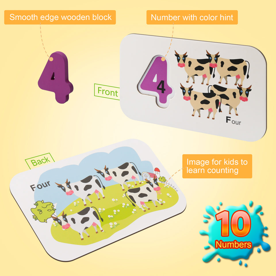 Numbers and Alphabets Flash Cards Set