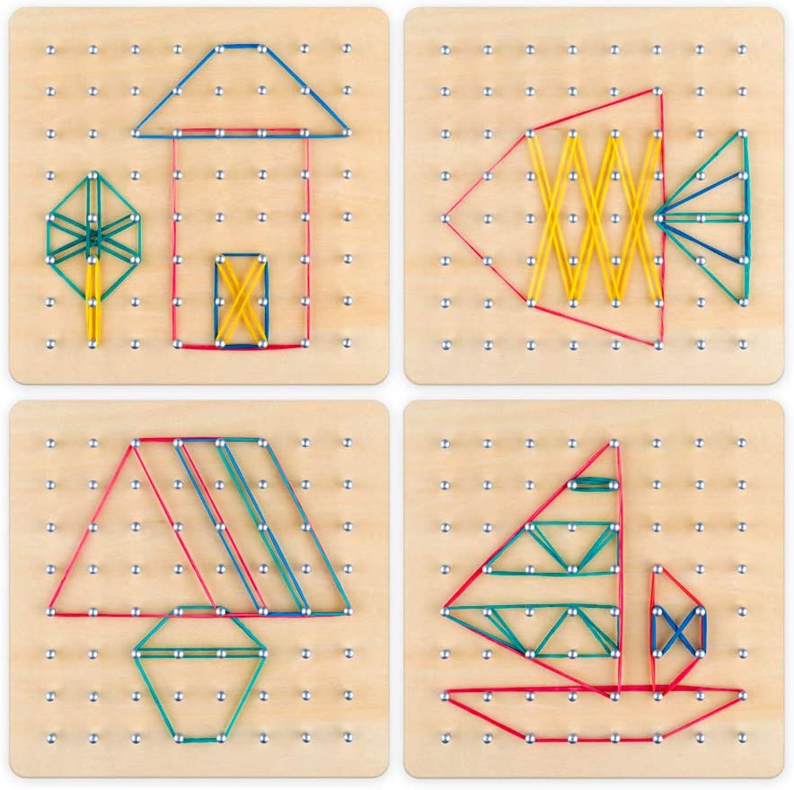 Same & Different: Geoboard Fractions