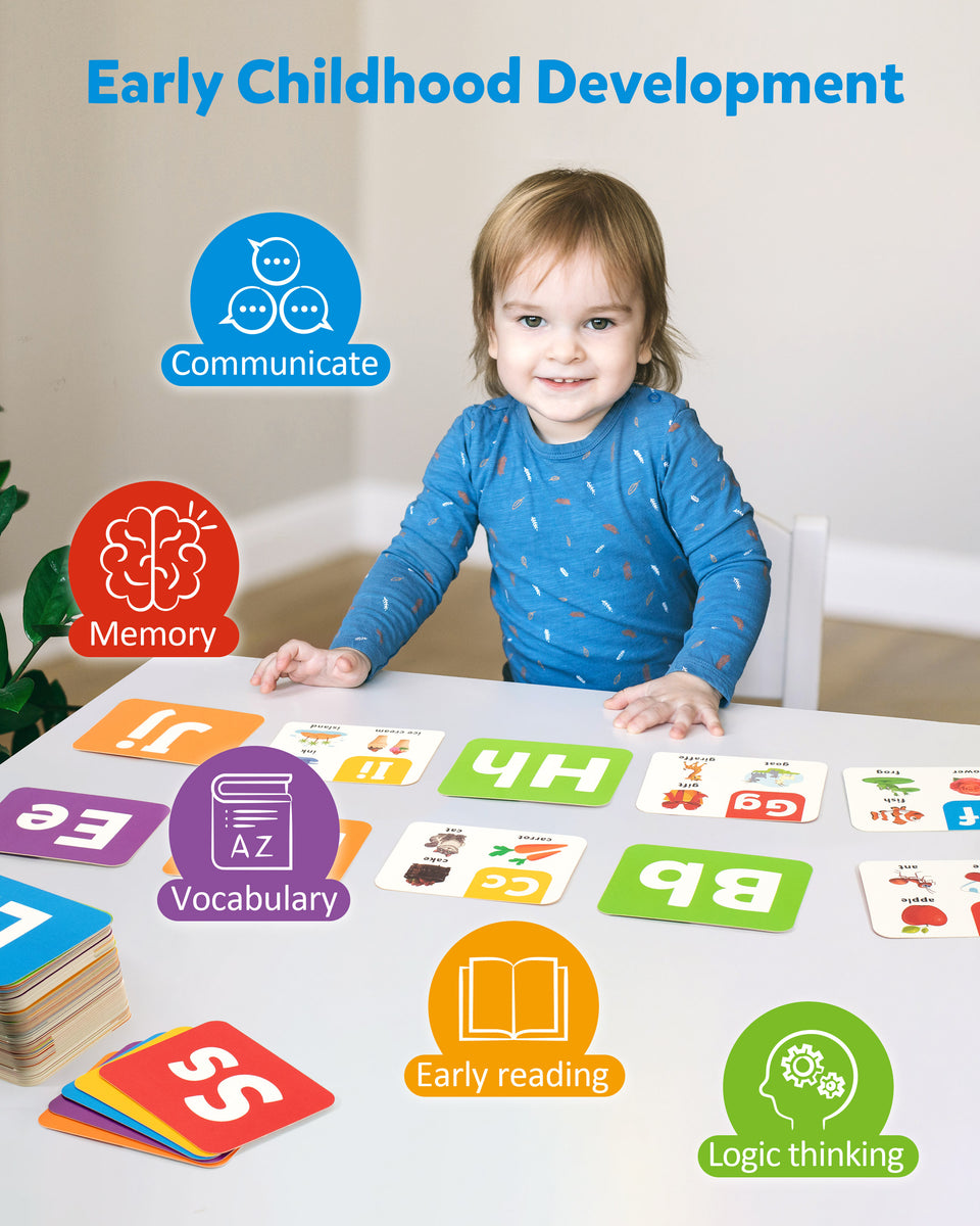 Coogam Double-Sided Learning Flash Cards Toy Set