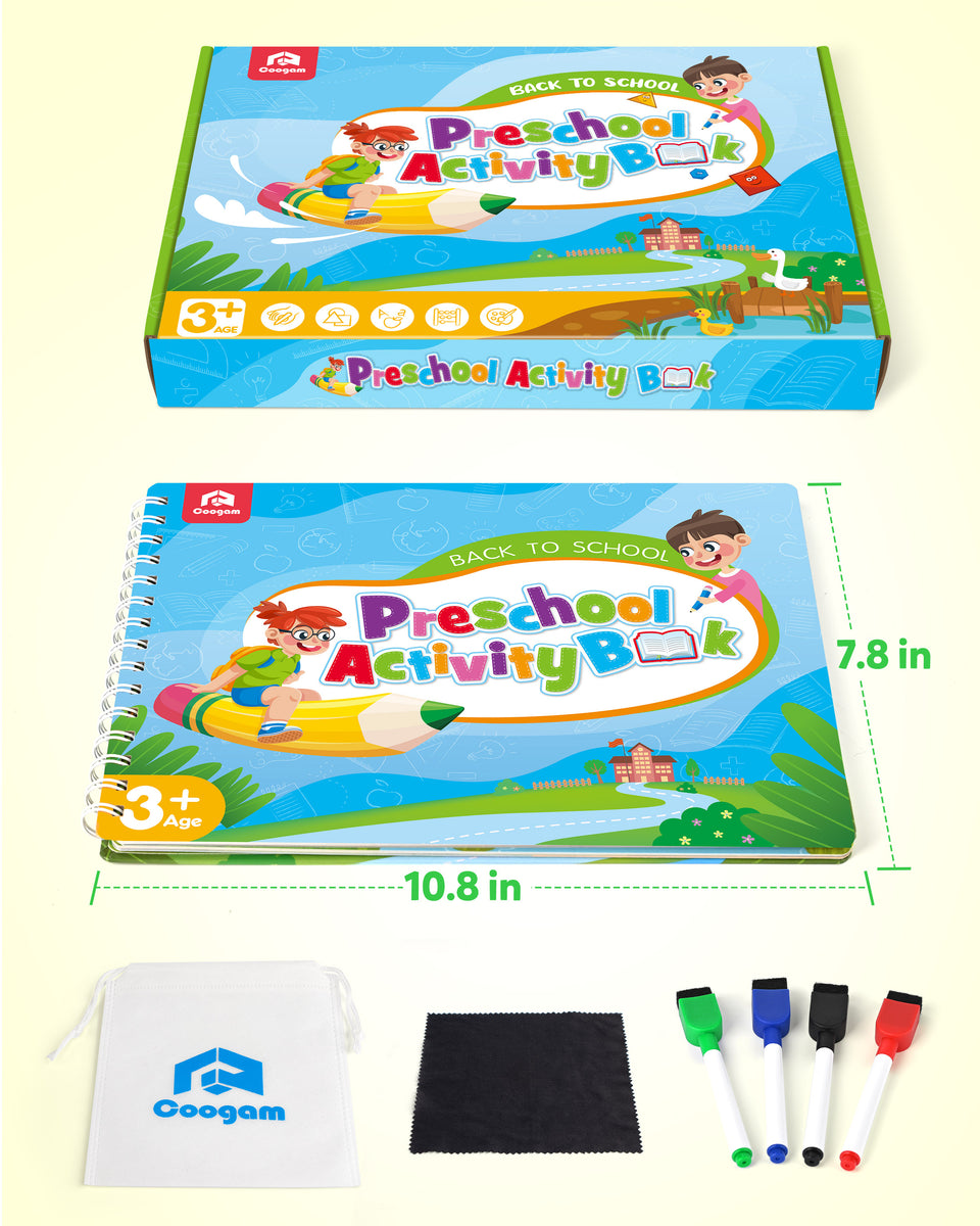 Coogam Preschool Activity Book