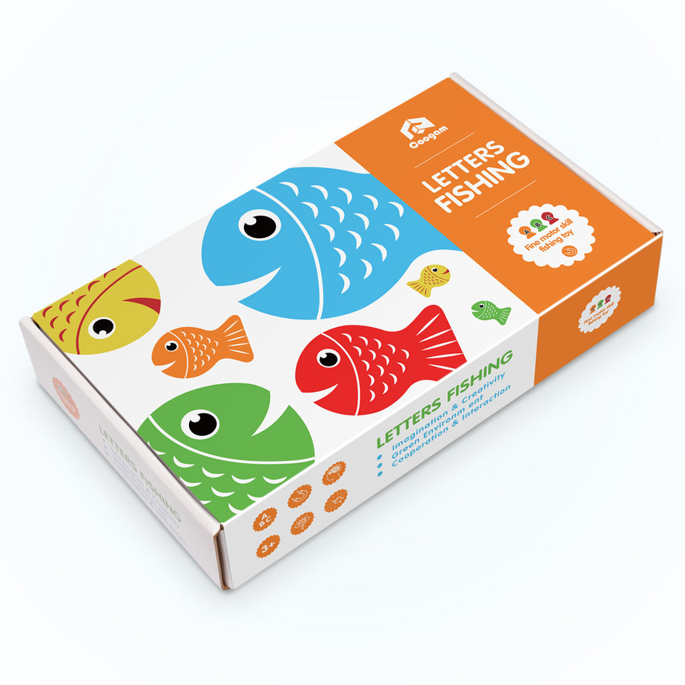 ABC Learning Magnetic Wooden Fishing Game - Deals Finders